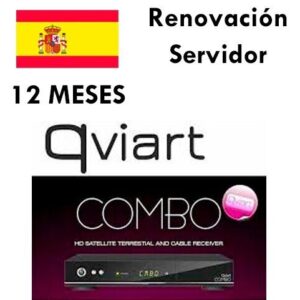 Renovar servidor viark sat qviart viark recarg renovar mi viark ( PT IKS 1  AÑO)